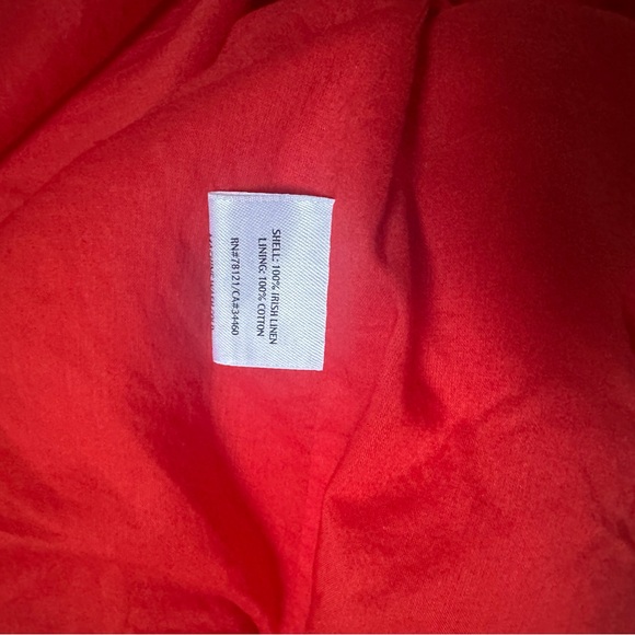 Eileen Fisher Elegant Red Sleeveless Dress - Picture 5 of 6